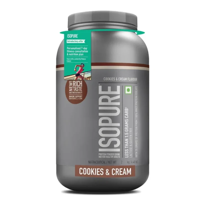Isopure 100% Whey Protein Isolate Powder – 4.40 lbs(2 kg)