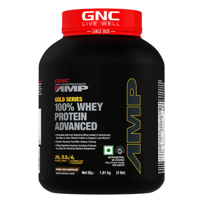 GNC Amp Gold Series 100% Whey Protein Advanced