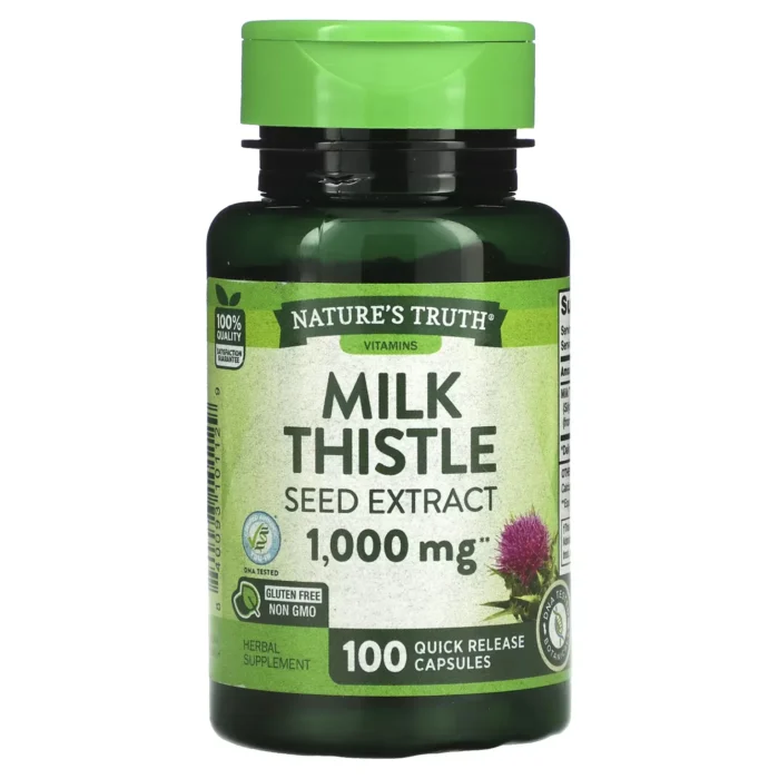 Nature’s Truth, Milk Thistle Seed Extract, 1,000 mg, 100 Quick Release Capsules